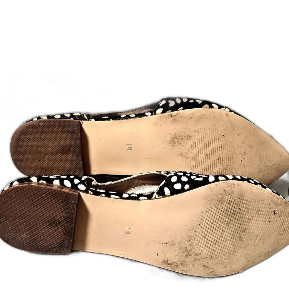 MATISSE Mon Amie Calf Hair Oxford Flats Sz  10W - Picture 8 of 8